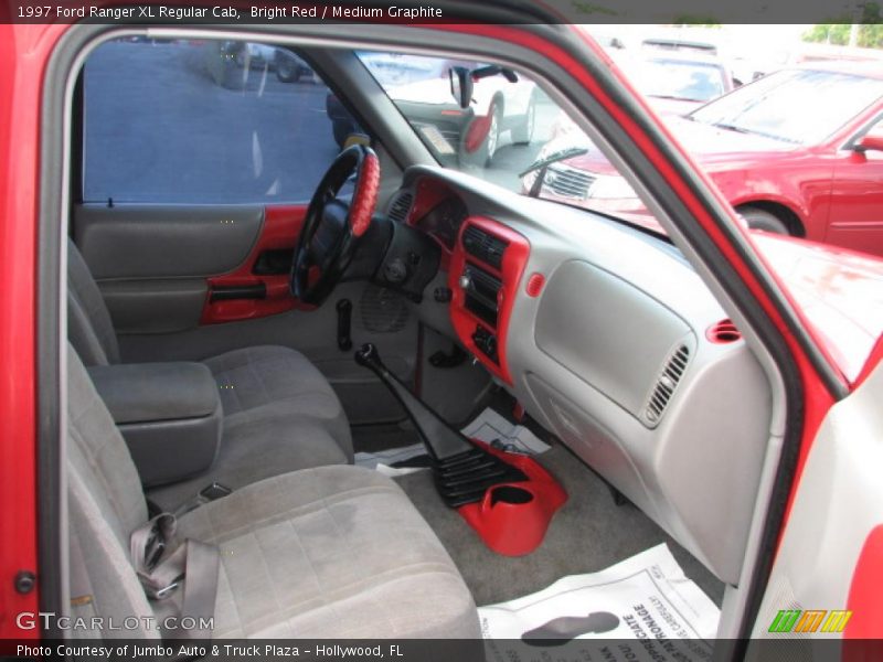 Bright Red / Medium Graphite 1997 Ford Ranger XL Regular Cab