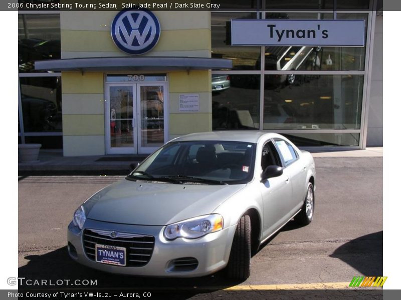 Satin Jade Pearl / Dark Slate Gray 2006 Chrysler Sebring Touring Sedan