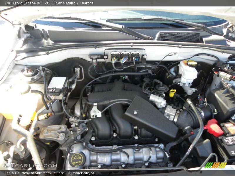 Silver Metallic / Charcoal 2008 Ford Escape XLT V6