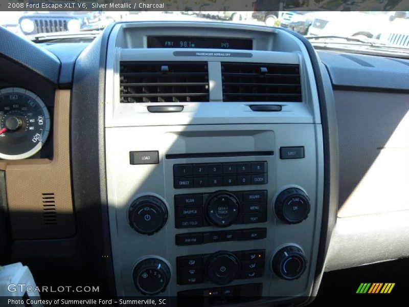 Silver Metallic / Charcoal 2008 Ford Escape XLT V6