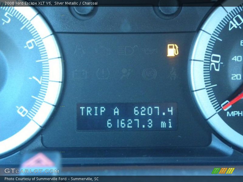 Silver Metallic / Charcoal 2008 Ford Escape XLT V6