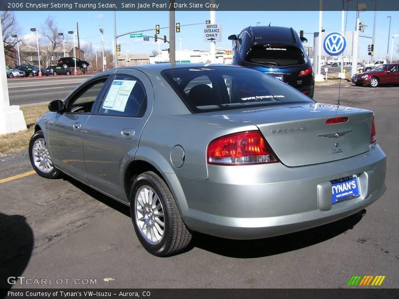 Satin Jade Pearl / Dark Slate Gray 2006 Chrysler Sebring Touring Sedan