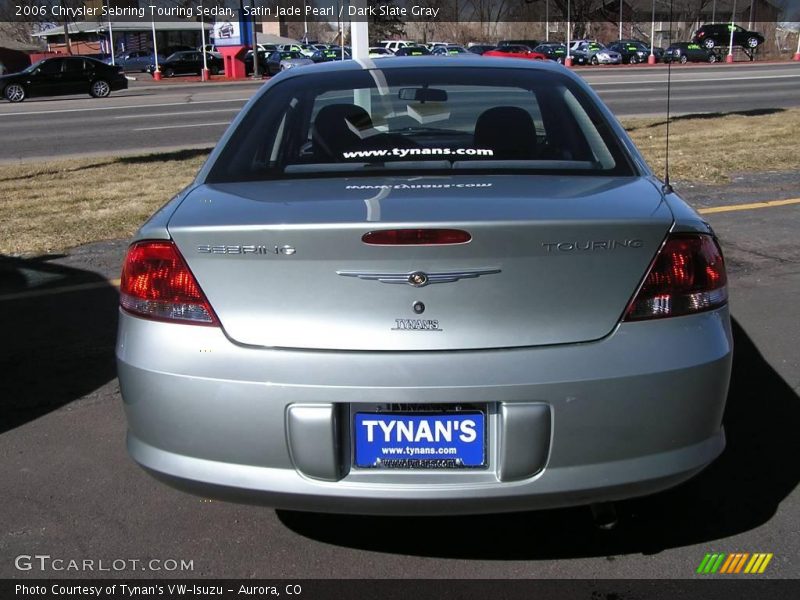Satin Jade Pearl / Dark Slate Gray 2006 Chrysler Sebring Touring Sedan