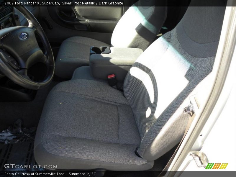 Silver Frost Metallic / Dark Graphite 2002 Ford Ranger XL SuperCab