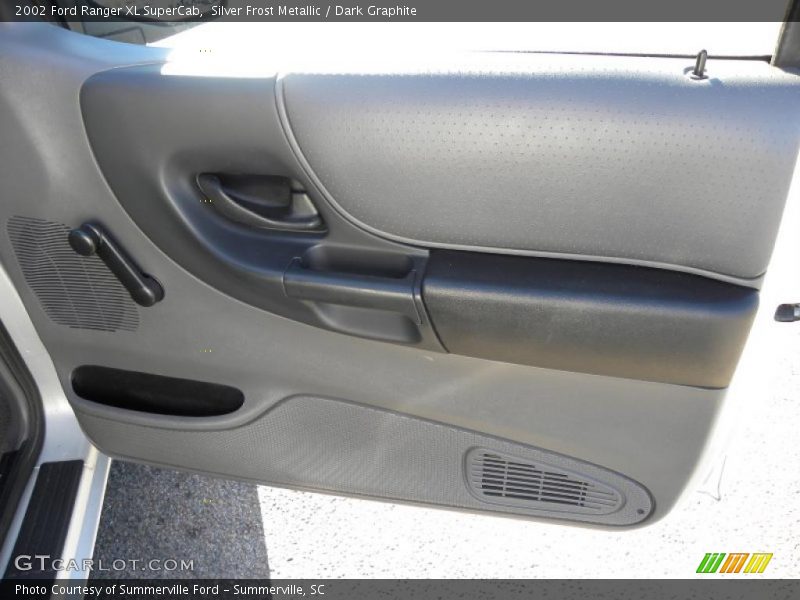 Silver Frost Metallic / Dark Graphite 2002 Ford Ranger XL SuperCab