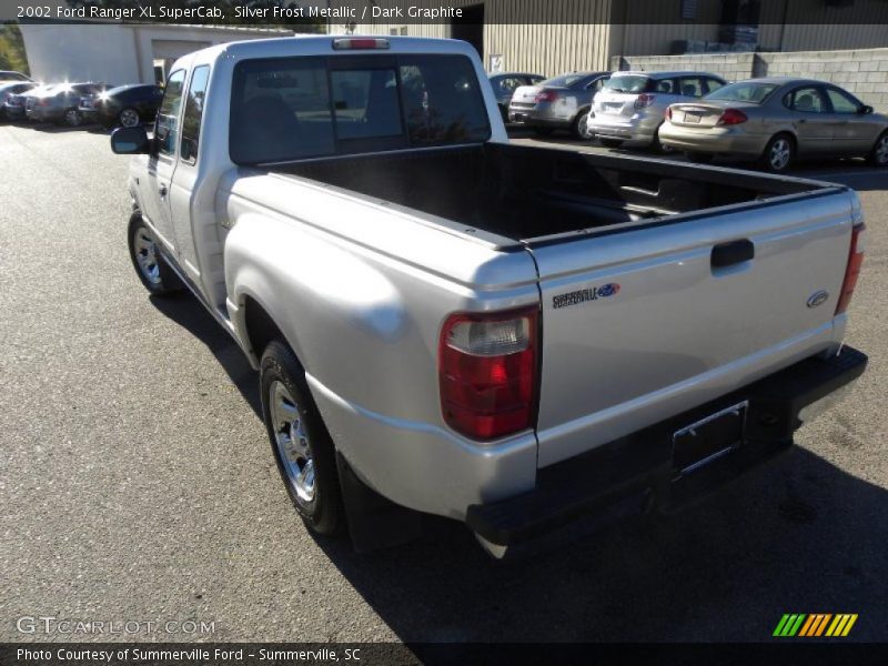 Silver Frost Metallic / Dark Graphite 2002 Ford Ranger XL SuperCab