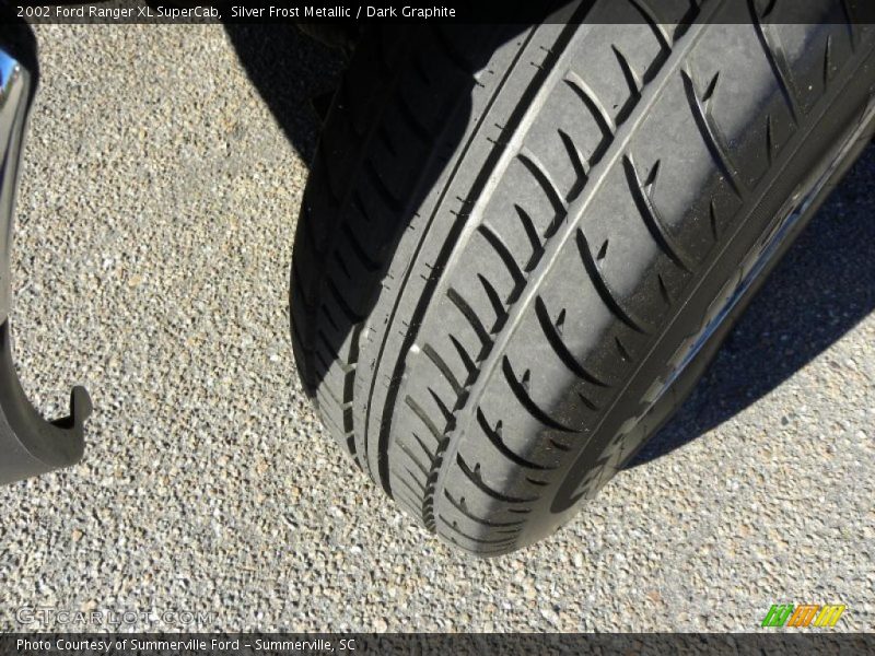 Silver Frost Metallic / Dark Graphite 2002 Ford Ranger XL SuperCab