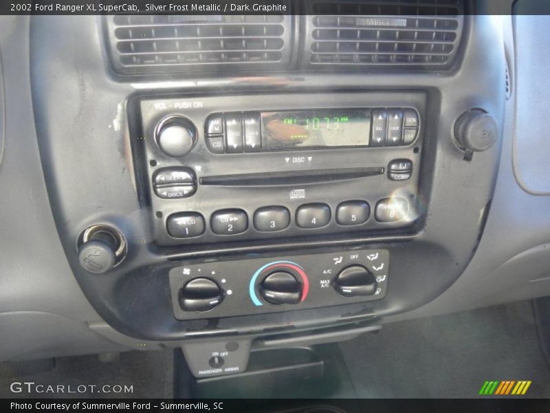 Controls of 2002 Ranger XL SuperCab