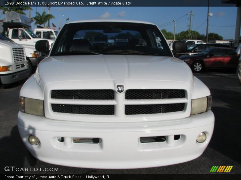 Bright White / Agate Black 1999 Dodge Ram 1500 Sport Extended Cab