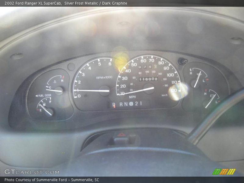 Silver Frost Metallic / Dark Graphite 2002 Ford Ranger XL SuperCab