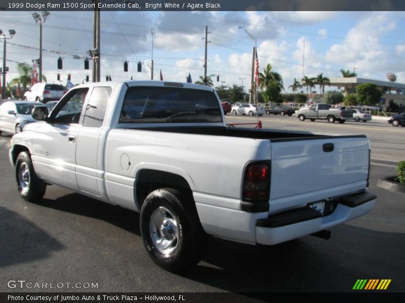 Bright White / Agate Black 1999 Dodge Ram 1500 Sport Extended Cab