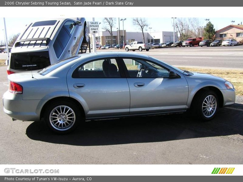 Satin Jade Pearl / Dark Slate Gray 2006 Chrysler Sebring Touring Sedan