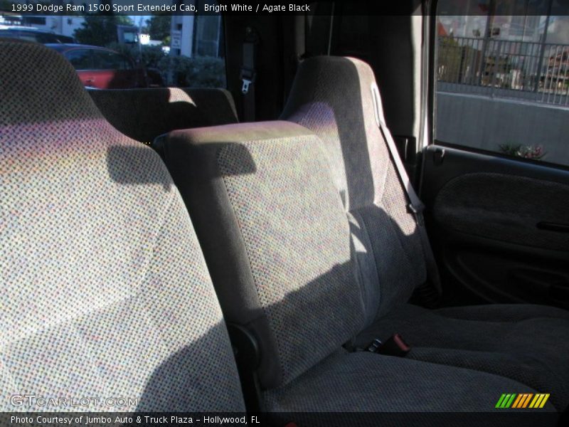 Bright White / Agate Black 1999 Dodge Ram 1500 Sport Extended Cab