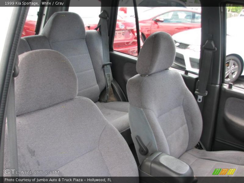 White / Gray 1999 Kia Sportage