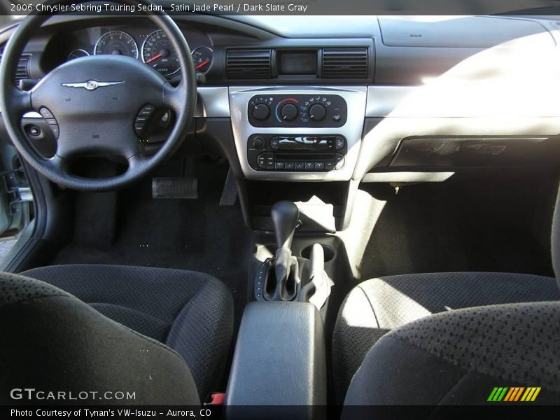 Satin Jade Pearl / Dark Slate Gray 2006 Chrysler Sebring Touring Sedan