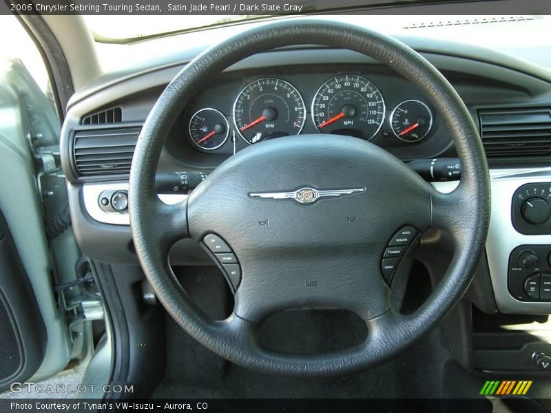 Satin Jade Pearl / Dark Slate Gray 2006 Chrysler Sebring Touring Sedan