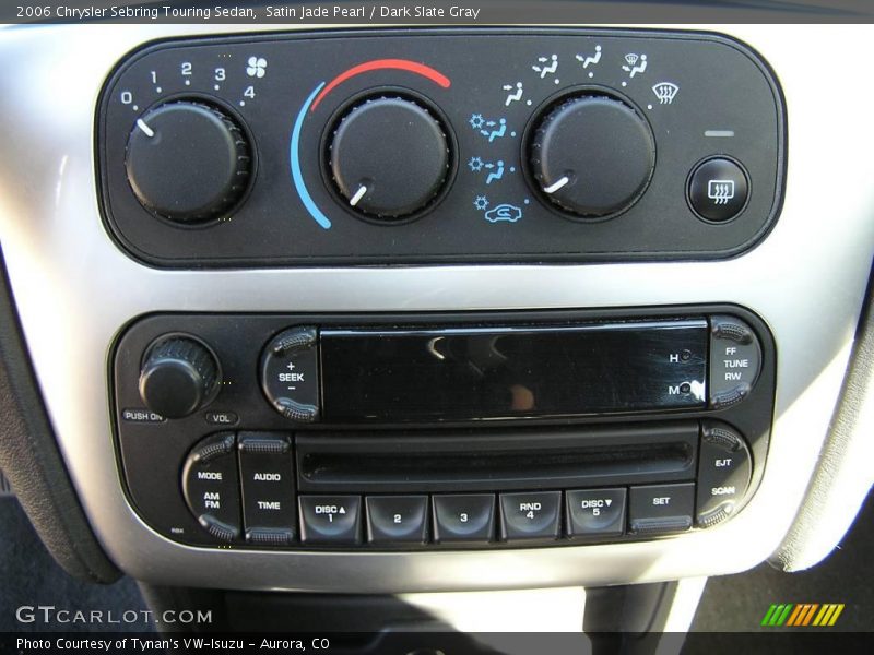 Satin Jade Pearl / Dark Slate Gray 2006 Chrysler Sebring Touring Sedan