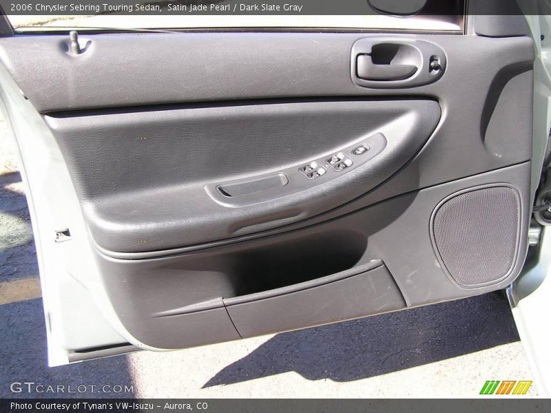 Satin Jade Pearl / Dark Slate Gray 2006 Chrysler Sebring Touring Sedan