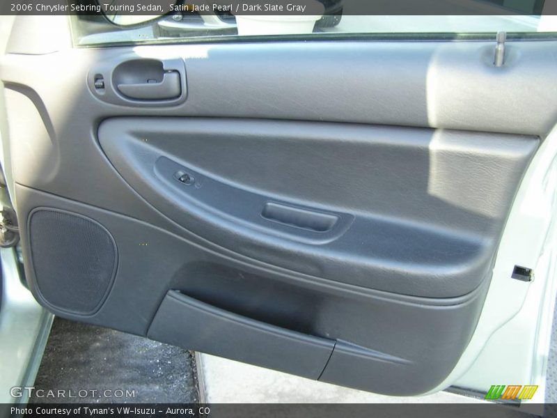 Satin Jade Pearl / Dark Slate Gray 2006 Chrysler Sebring Touring Sedan