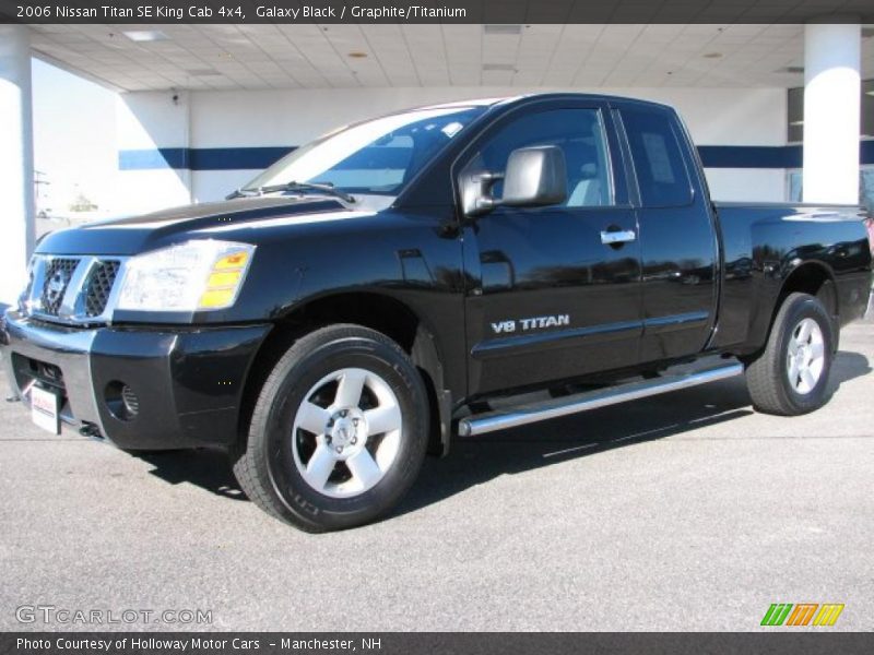 Galaxy Black / Graphite/Titanium 2006 Nissan Titan SE King Cab 4x4