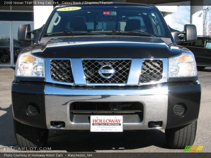 Galaxy Black / Graphite/Titanium 2006 Nissan Titan SE King Cab 4x4