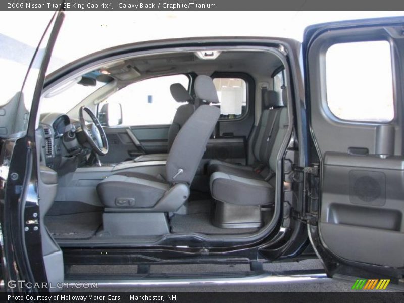  2006 Titan SE King Cab 4x4 Graphite/Titanium Interior
