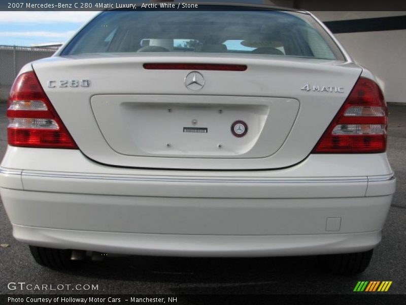 Arctic White / Stone 2007 Mercedes-Benz C 280 4Matic Luxury
