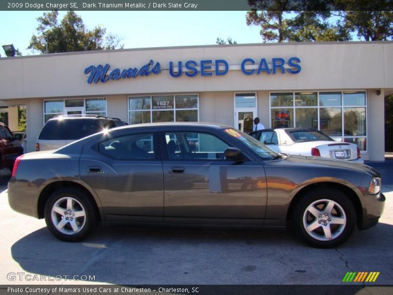 Dark Titanium Metallic / Dark Slate Gray 2009 Dodge Charger SE