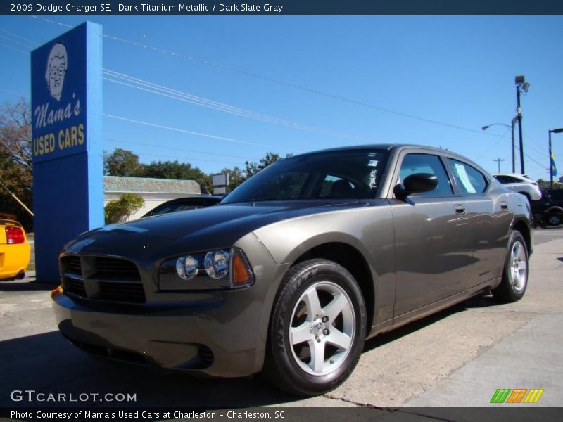 Dark Titanium Metallic / Dark Slate Gray 2009 Dodge Charger SE