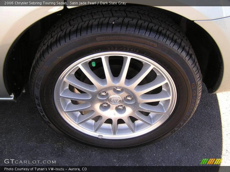 Satin Jade Pearl / Dark Slate Gray 2006 Chrysler Sebring Touring Sedan