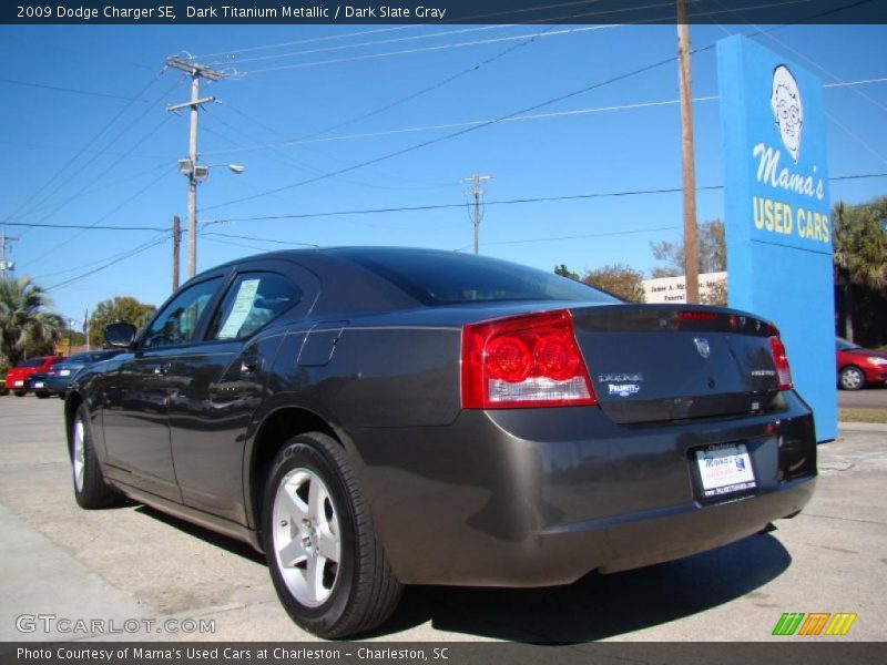 Dark Titanium Metallic / Dark Slate Gray 2009 Dodge Charger SE
