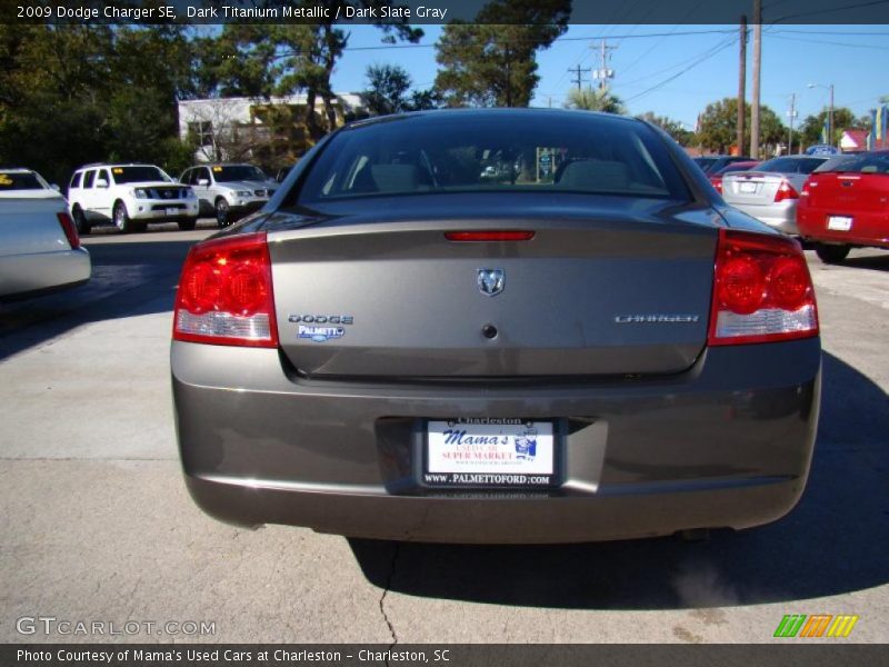 Dark Titanium Metallic / Dark Slate Gray 2009 Dodge Charger SE