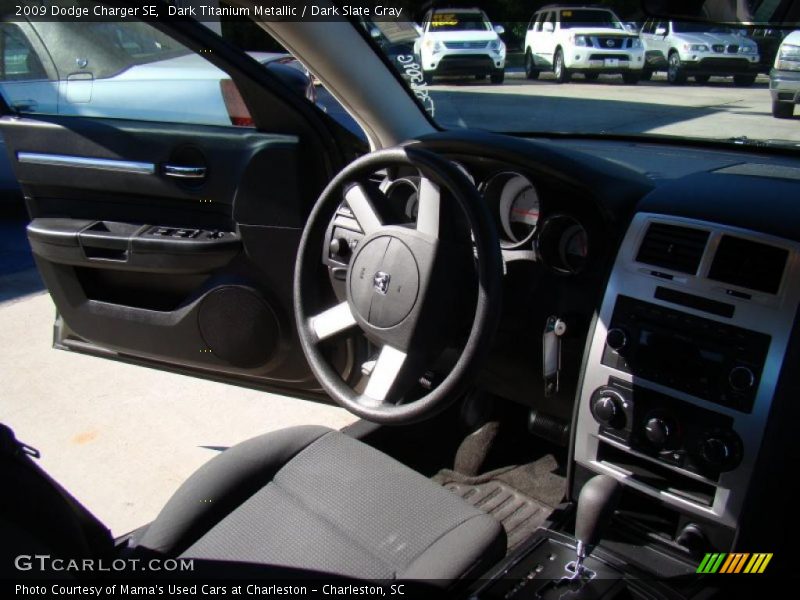 Dark Titanium Metallic / Dark Slate Gray 2009 Dodge Charger SE