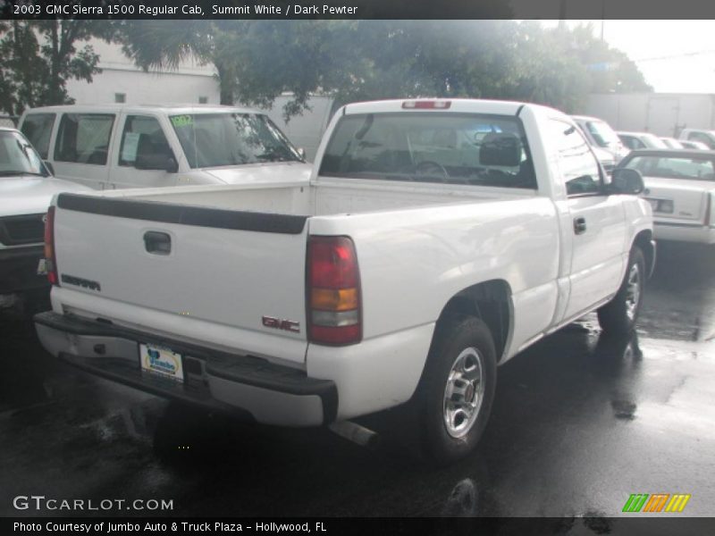 Summit White / Dark Pewter 2003 GMC Sierra 1500 Regular Cab