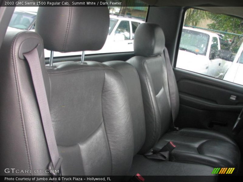 Summit White / Dark Pewter 2003 GMC Sierra 1500 Regular Cab