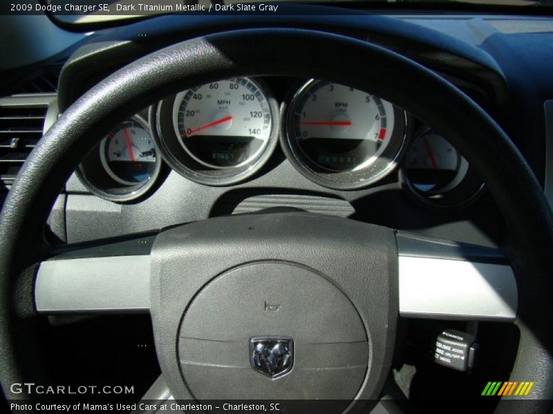 Dark Titanium Metallic / Dark Slate Gray 2009 Dodge Charger SE