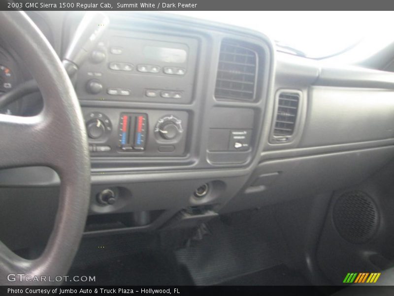Summit White / Dark Pewter 2003 GMC Sierra 1500 Regular Cab