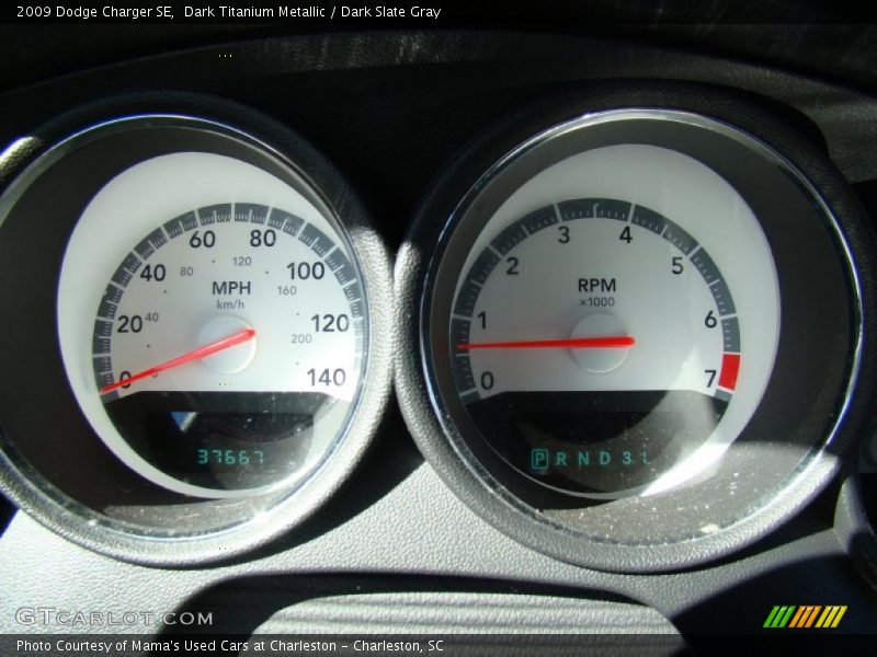 Dark Titanium Metallic / Dark Slate Gray 2009 Dodge Charger SE