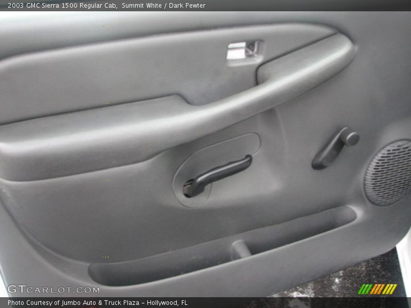 Summit White / Dark Pewter 2003 GMC Sierra 1500 Regular Cab
