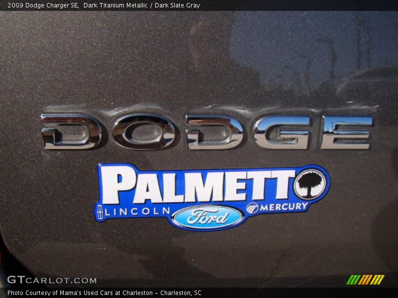 Dark Titanium Metallic / Dark Slate Gray 2009 Dodge Charger SE