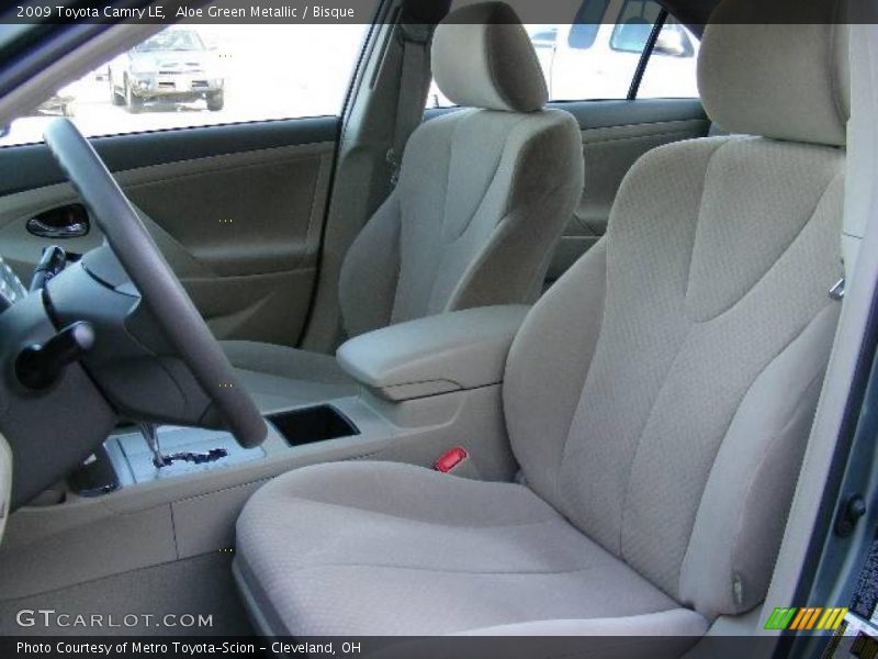 Aloe Green Metallic / Bisque 2009 Toyota Camry LE