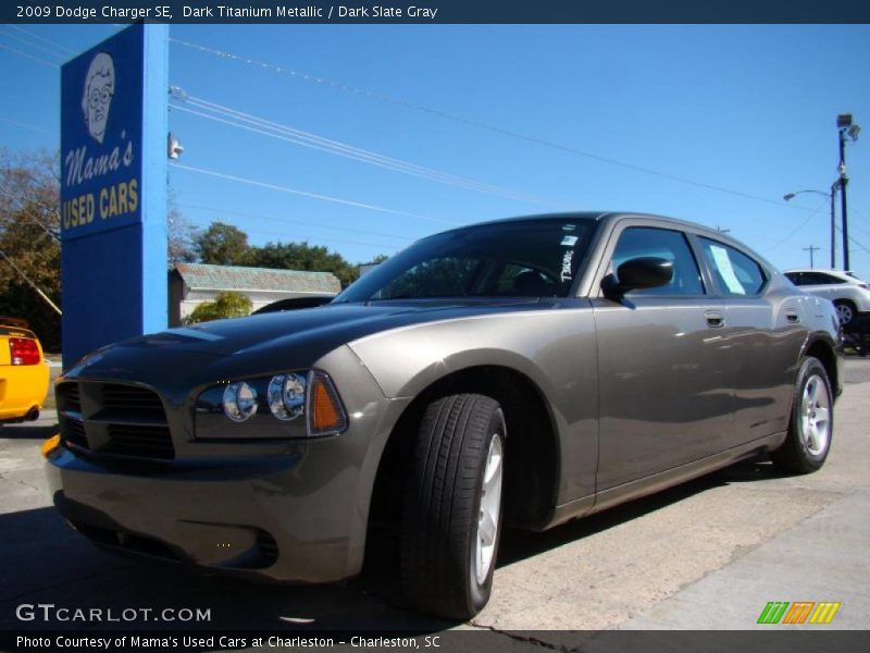 Dark Titanium Metallic / Dark Slate Gray 2009 Dodge Charger SE