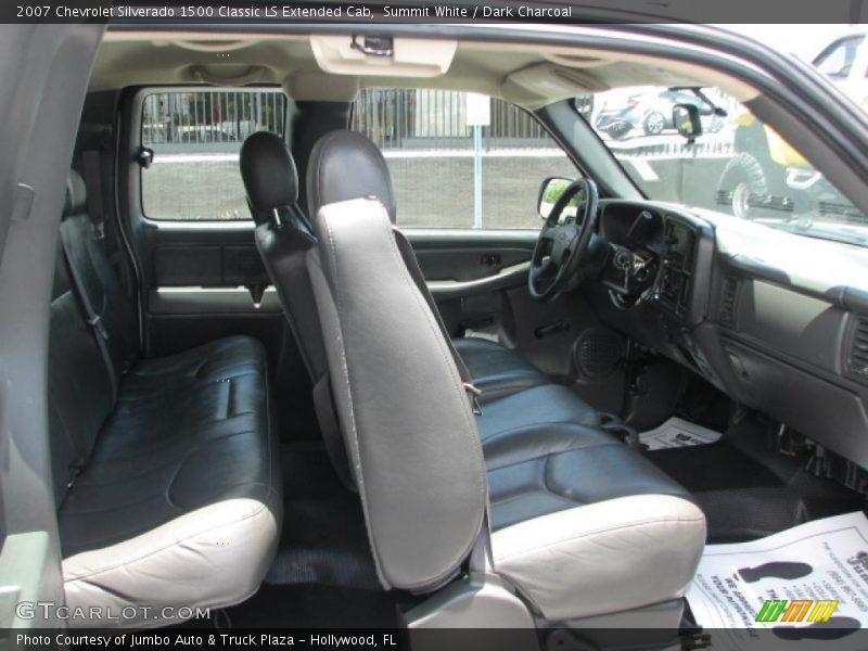 Summit White / Dark Charcoal 2007 Chevrolet Silverado 1500 Classic LS Extended Cab