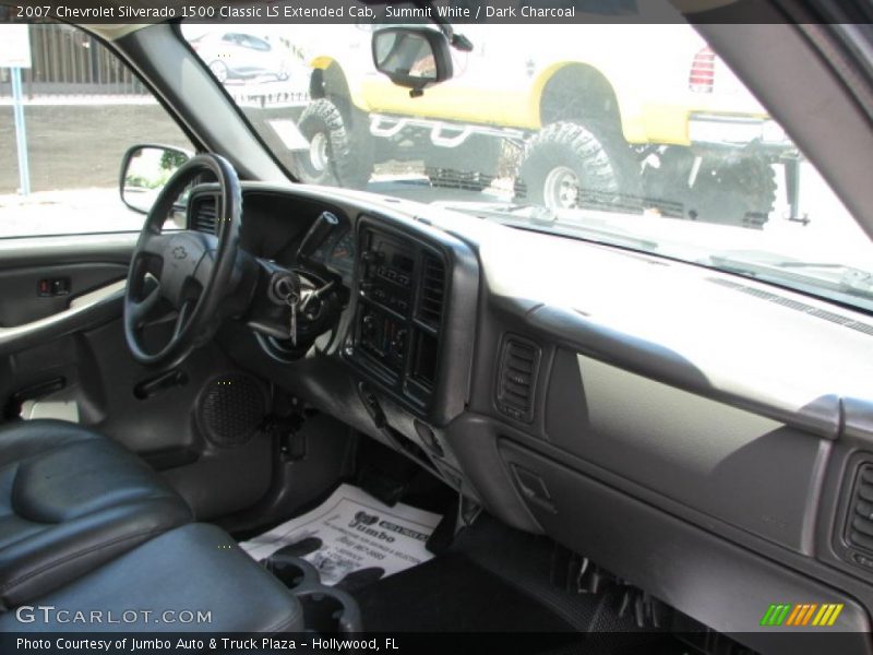 Summit White / Dark Charcoal 2007 Chevrolet Silverado 1500 Classic LS Extended Cab