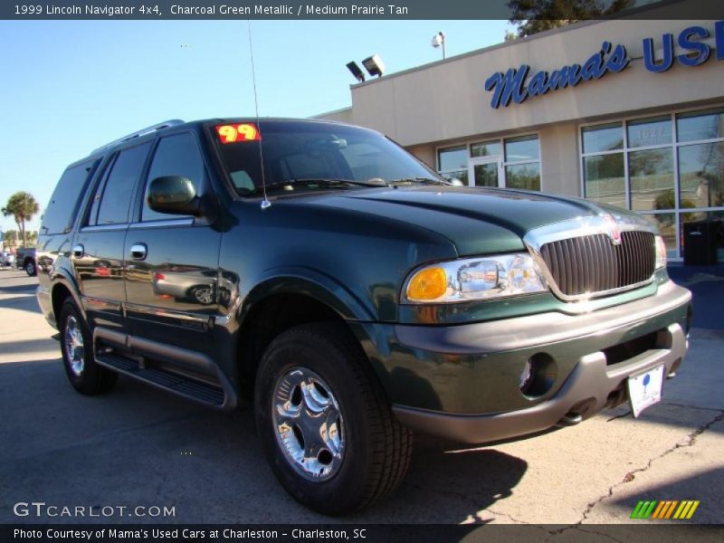 Charcoal Green Metallic / Medium Prairie Tan 1999 Lincoln Navigator 4x4