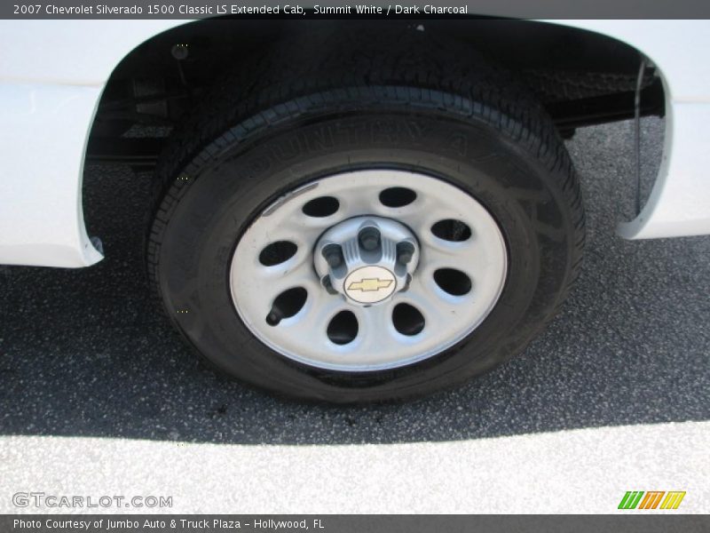 Summit White / Dark Charcoal 2007 Chevrolet Silverado 1500 Classic LS Extended Cab