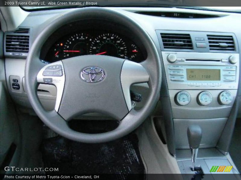 Aloe Green Metallic / Bisque 2009 Toyota Camry LE