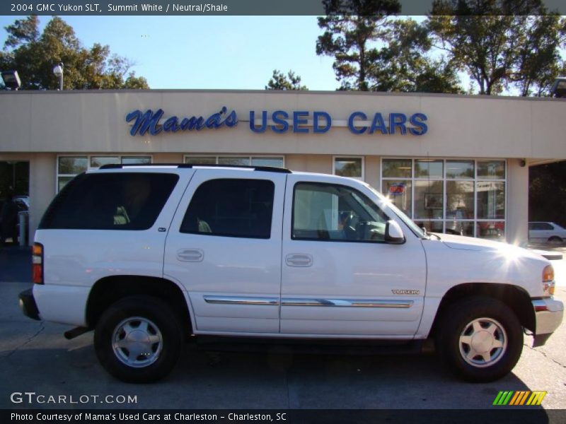 Summit White / Neutral/Shale 2004 GMC Yukon SLT