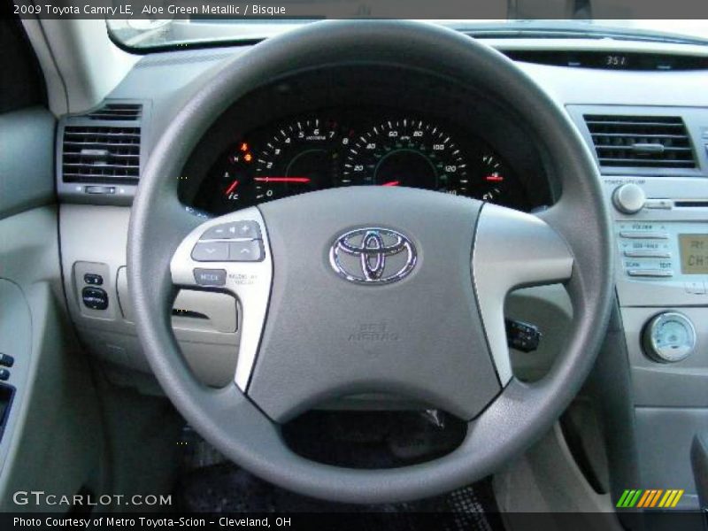 Aloe Green Metallic / Bisque 2009 Toyota Camry LE