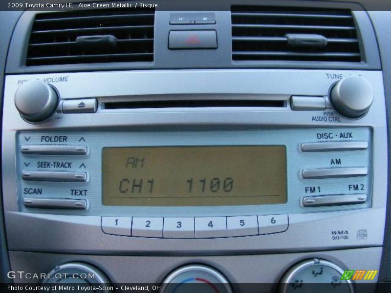 Aloe Green Metallic / Bisque 2009 Toyota Camry LE